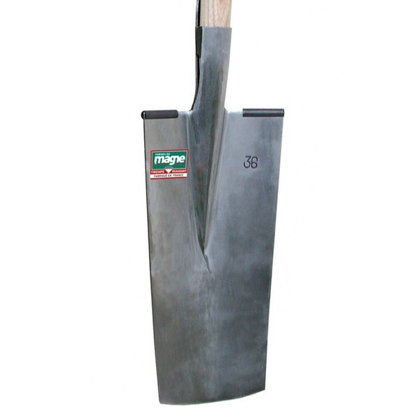 Louchet de pépinièriste 36cm manche bois 105 cm FORGES DE MAGNE