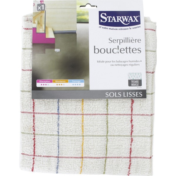 SERPILLIERE BOUCLETTES 50X60