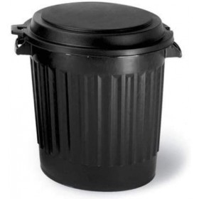 Poubelle 80L 0avec couvercle plat EDA