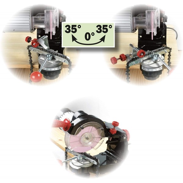Affuteur de chaine électrique 230V PROFESSIONNEL RIBIMEX