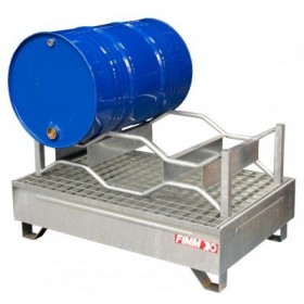 Retention acier 2 futs 220L