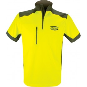 Tee-Shirt COOLMAX manches courtes Jaune SOLIDUR