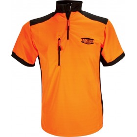Tee-Shirt COOLMAX manches courtes Orange SOLIDUR