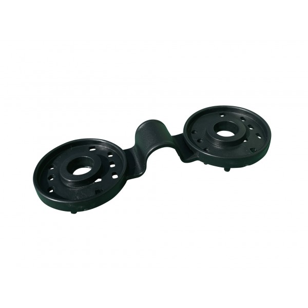 CLIPS ROND NOIR D40 100 pces
