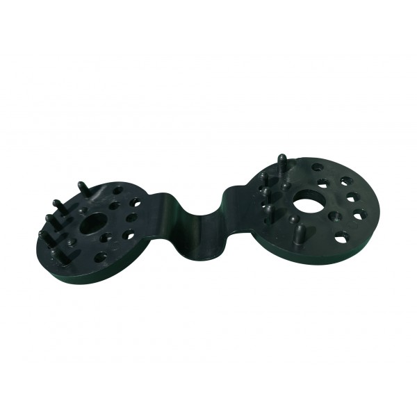 CLIPS ROND NOIR D40 100 pces