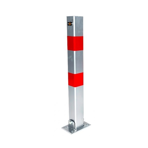 Poteau de parking avec serrure