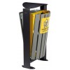 Corbeille sur pied 2X60L sans cendrier ARKEA ETIK Rossignol