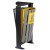 Corbeille sur pied 2X60L sans cendrier
