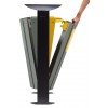 Corbeille sur pied 2X60L sans cendrier ARKEA ETIK Rossignol