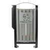Corbeille sur pied 2X60L avec cendrier Rossignol