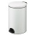 Poubelle à pédale 20L blanc SANELIA