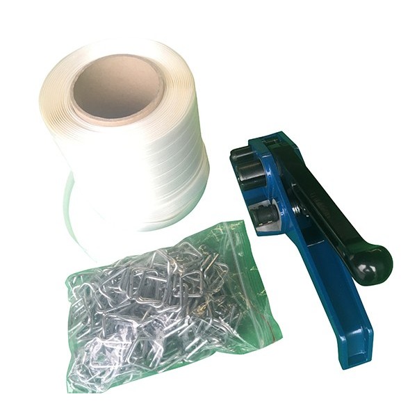 Kit cerclage feuillard textile