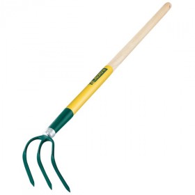 Croc à rosiers forgé à soie 3 dents EM90 bois LEBORGNE