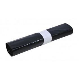 200 sacs poubelle renforcé noir 110L 70X110 65 microns