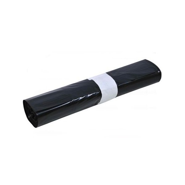 200 sacs poubelle renforcé noir 110L 70X110 65 microns