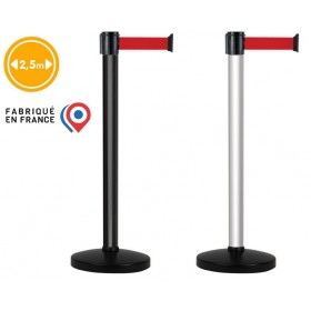 Poteau de guidage 2,5m x 50mm sur socle portable NOVAP