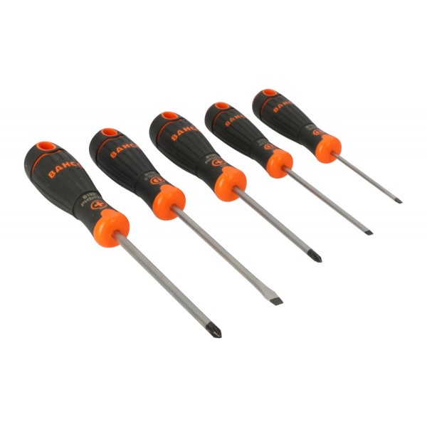 Jeu de 5 Tournevis BahcoFit BAHCO