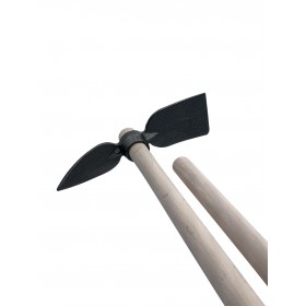 Serfouette panne et langue forgée EM110 bois PCS