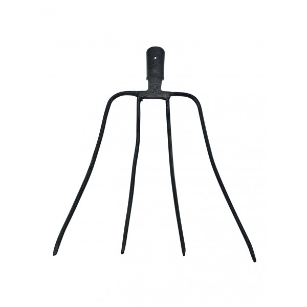 Fourche à fumier 4 dents 30cm forgé SM PCS