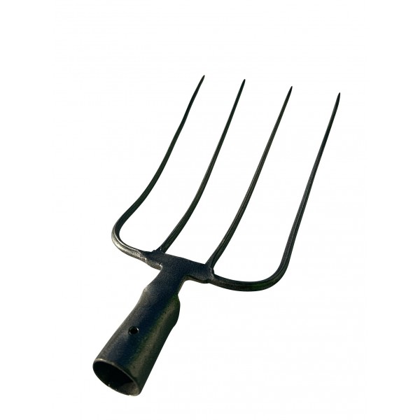 Fourche à fumier 4 dents 30cm forgé SM PCS