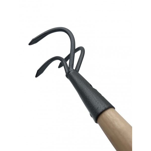 Griffe piocheuse 3 dents pointues EM150 bois verni PCS