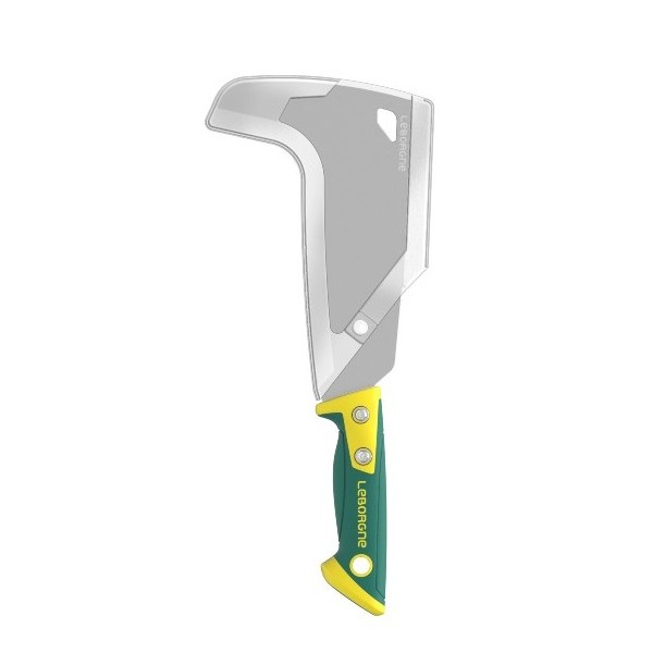 Serpe 2 taillants 22cm em duo bi-matière Leborgne