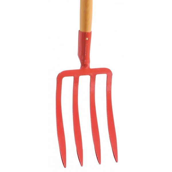Fourche à bêcher 4 dents 27cm spatules EM100
