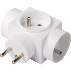 FICHE MULTIPRISE 3 X 2P+T - 16 A