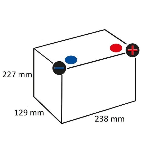 Batterie 12V 45Ah 330A