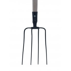 Fourche à fumier 4 dents EM135 bois cintré