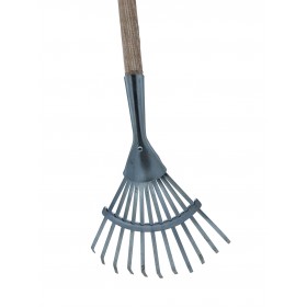 Balai à gazon léger 11 dents Em bois 1m10 POLET