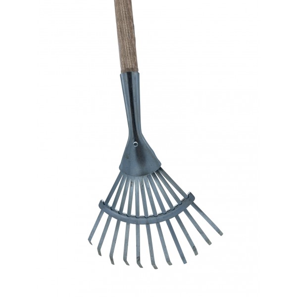 Balai à gazon léger 11 dents Em bois 1m10 POLET
