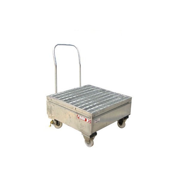 Châriot retention acier 1 fût 220L