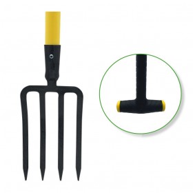 Fourche à bêcher 4 dents 27cm EM90 béquille Tri-matière PCS