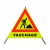Tripode pliant jaune rétro-réfléchissant 700 AK5