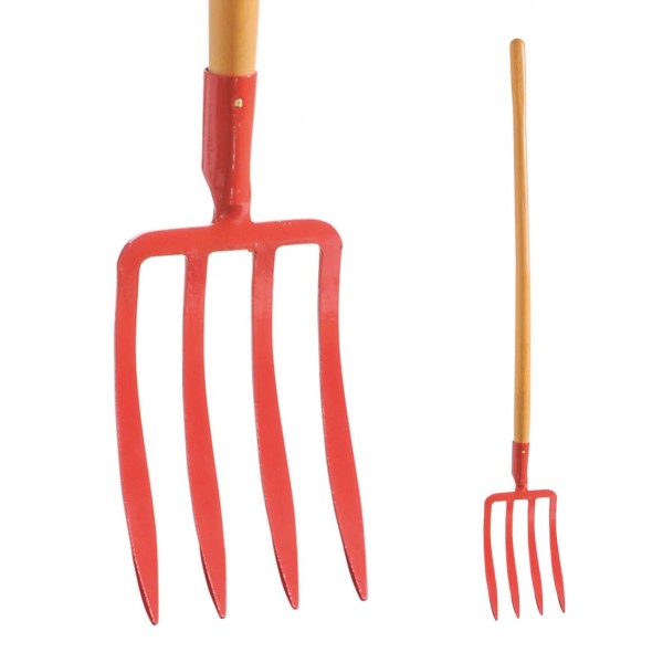 Fourche à bêcher 4 dents 27cm spatules EM100