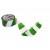 Rubalise de chantier 50x100m Vert/Blanc