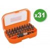 Jeu d’embouts 6 pans 31 pcs BAHCO