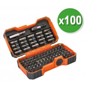 Jeu d'embouts x100 pcs BAHCO