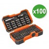 Jeu d'embouts x100 pcs BAHCO