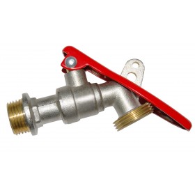 Robinet 1/4T verrouillable E.15x21 nez 20x27 BOUTTE
