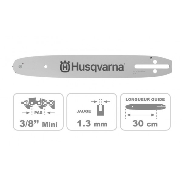 Guide-chaine monobloc 30 CM