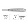Guide chaine effilé 25SN - 1/4 - 1,3mm  HUSQVARNA