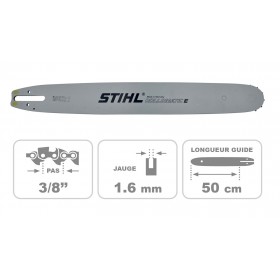 Guide Rollomatic E 3/8" 1.6 50cm STIHL