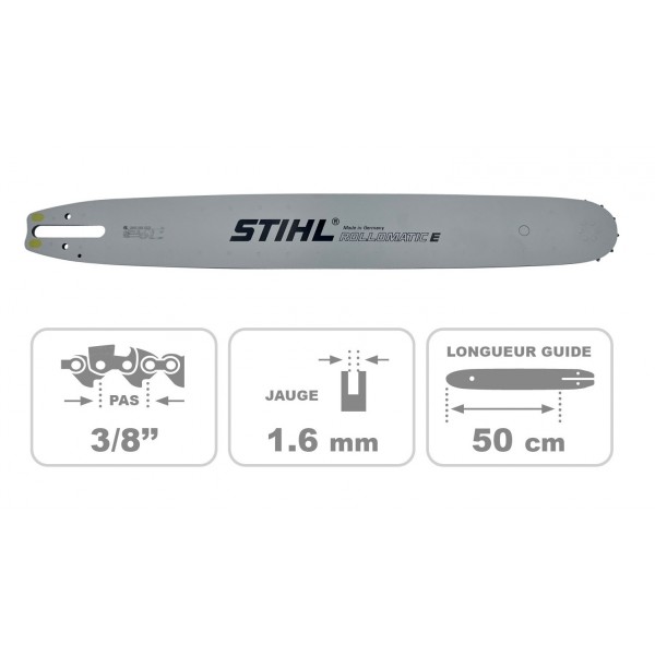 Guide  Rollomatic E 3/8" 1.6 50cm STIHL