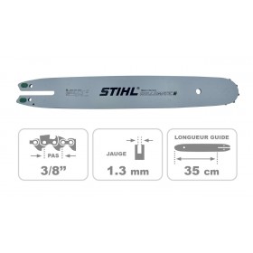 Guide chaine ROLLOMATIC 35CM/14 1.1MM/0.043 3/8" STIHL