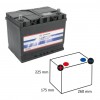 Batterie 12 V 70 Ah 600A