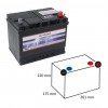 Batterie 12V 68Ah 550A
