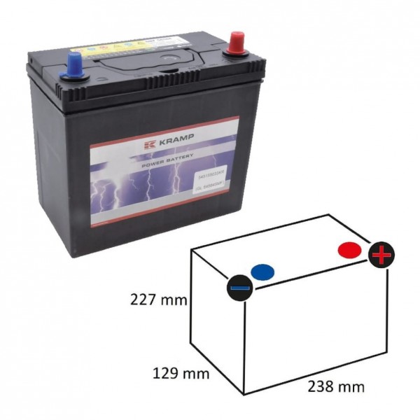 Batterie 12V 45Ah 330A