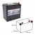 Batterie démarrage 12V 45Ah 300A